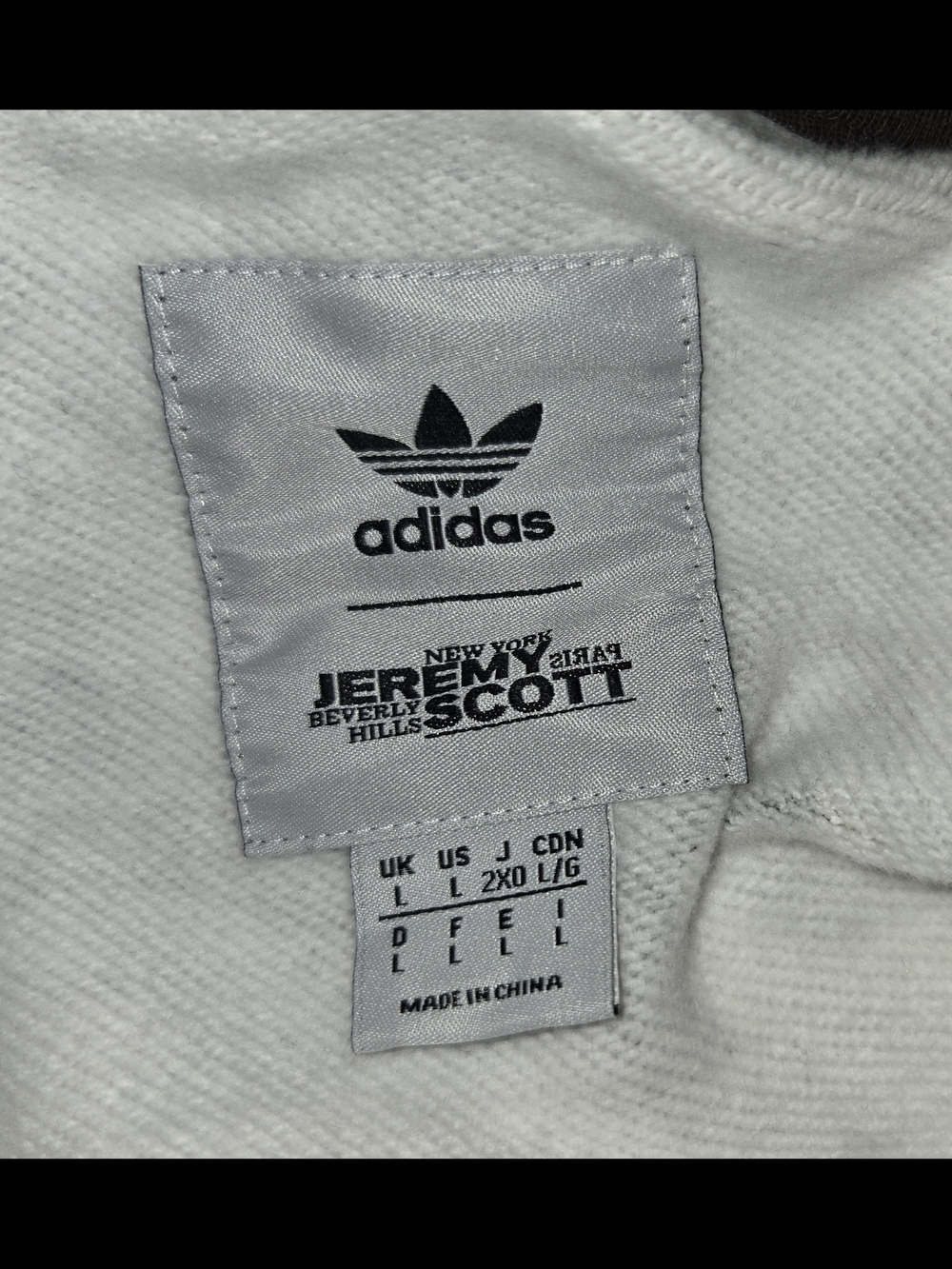 Adidas Originals x Jeremy Scott Camo Graphic Hoodie H53373 Multi - Rare Men's L - Picture 4 of 9